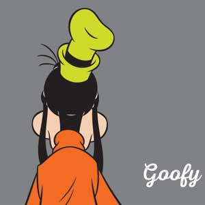 Disney Friends Goofy Backwards iPhone 13 Pro Max Clear Case